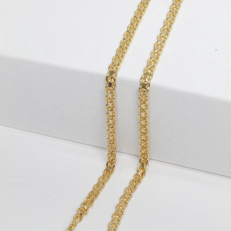 COMBO PAREJA CADENA TEJIDO CHINO