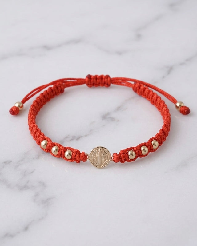 BRAZALETE SAN BENITO ROJO 4MM