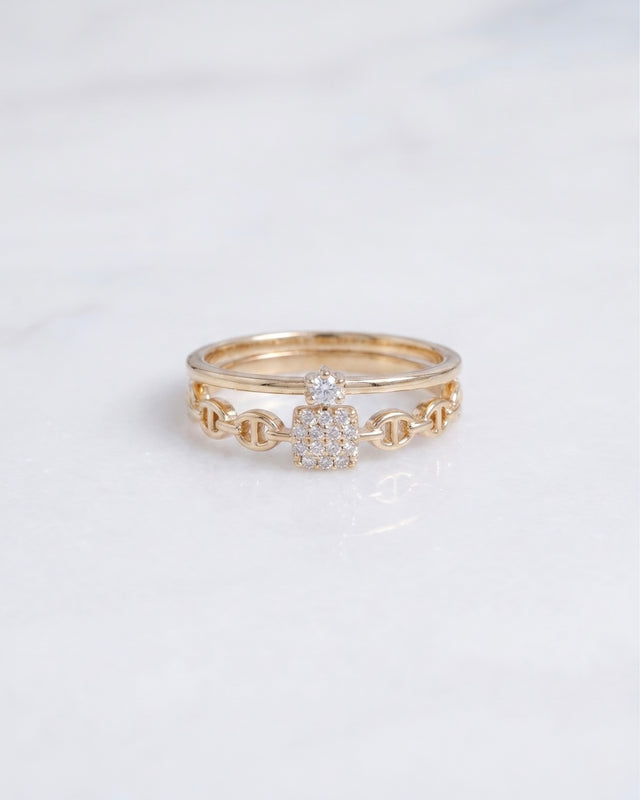 ANILLO GUCC CORONA AJUSTABLE CRISTAL