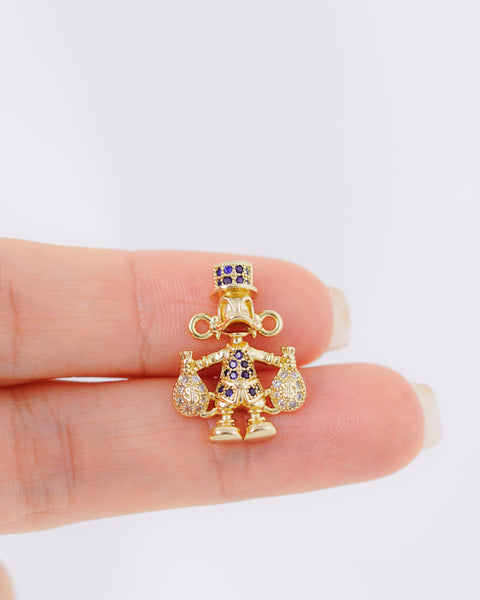 HERRAJE LUCKY FORTUNA TIO BOLSAS DINERO 1.7CM