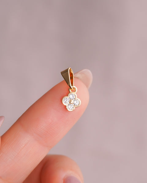 DIJE FLOR DE LUZ 0.6CM