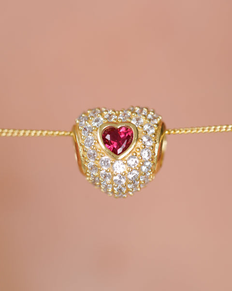 DIJE-CHARM AMOR ROSA 1,3CM