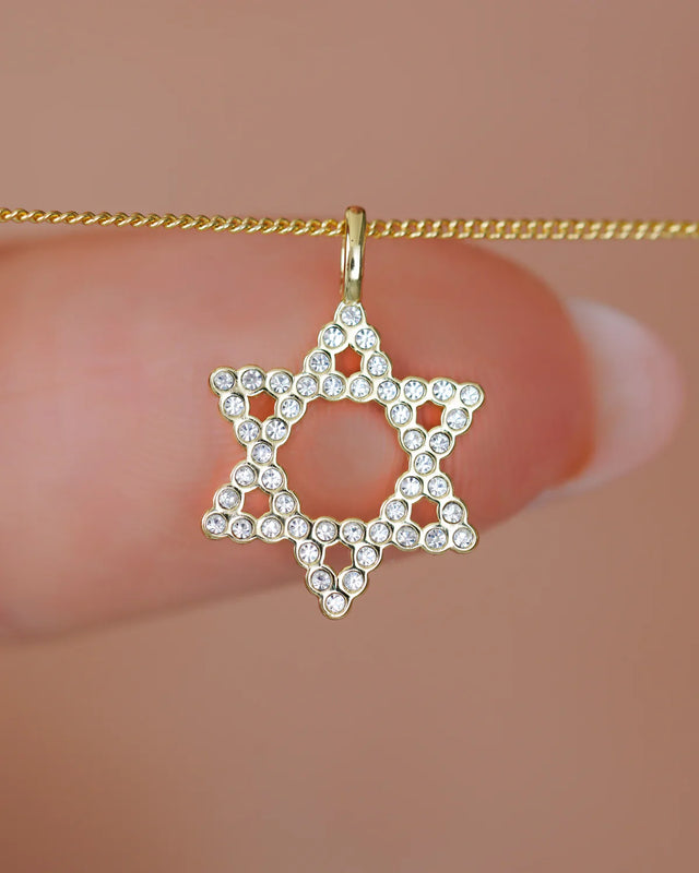 ESTRELLA DE DAVID CIRCONIAS 1,4CM