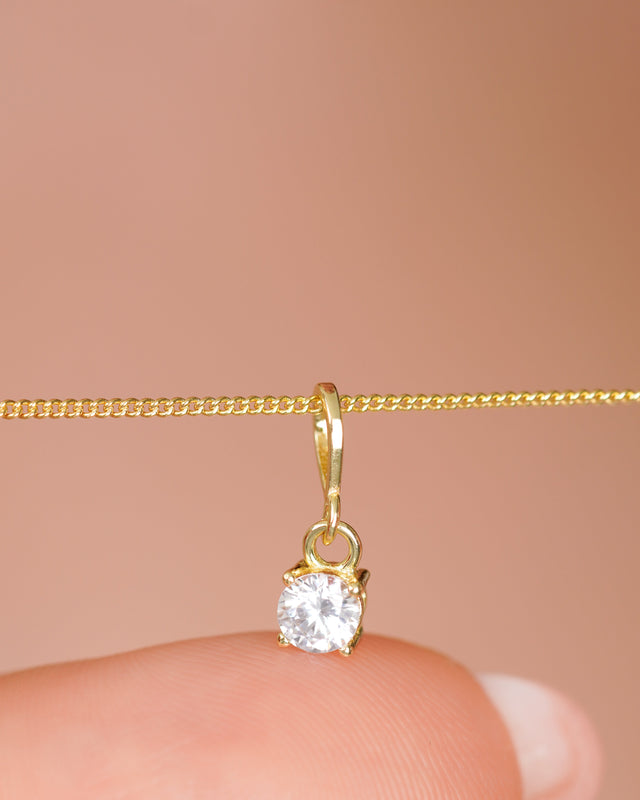 DIJE CIRCON CUADRADO 4MM