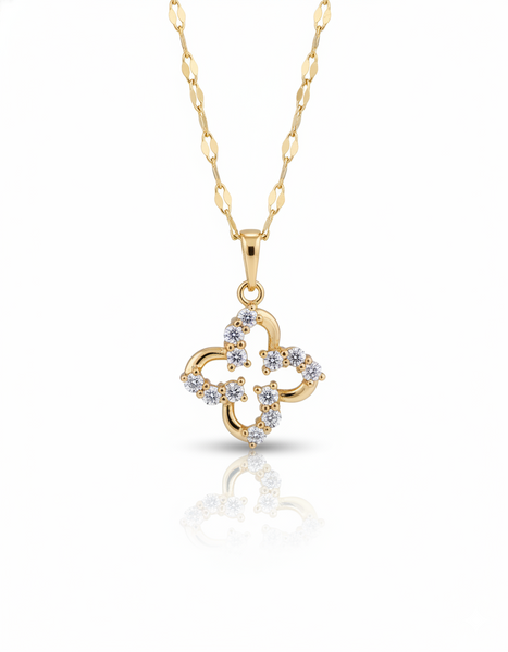 DIJE TREBOL GOLD 1.7CM