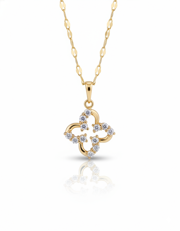 DIJE TREBOL GOLD 1.7CM