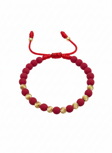 BRAZALETE MILANO 5MM ROJO