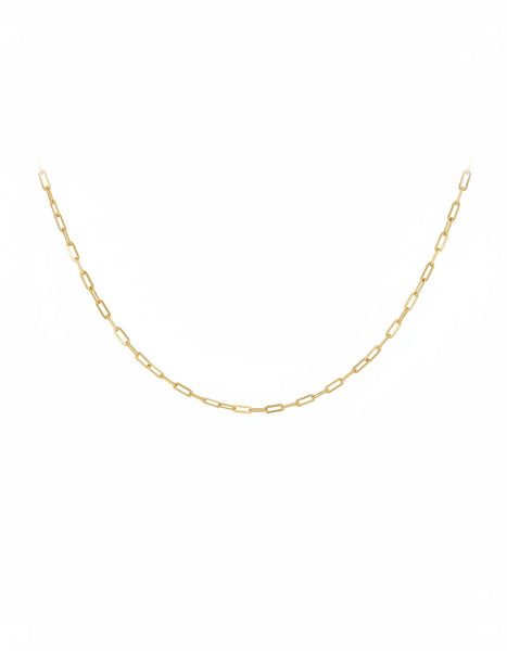 CADENA PLATA L ESLABON 1,5MM 45CM