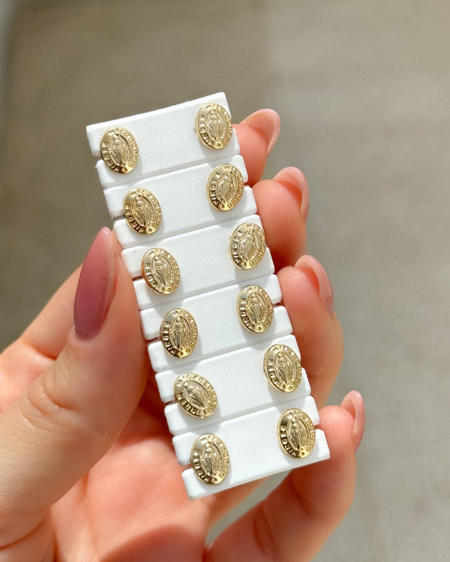 TOPO VIRGEN MILAGROSA 9MM ROSCA SEGURIDAD